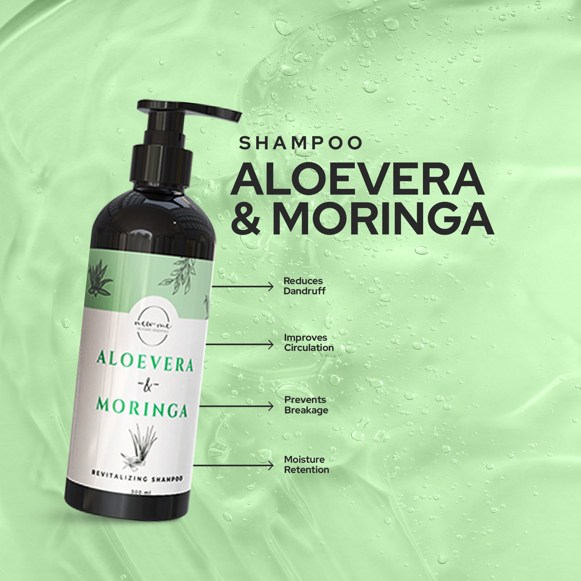 Aloevera & Moringa Shampoo