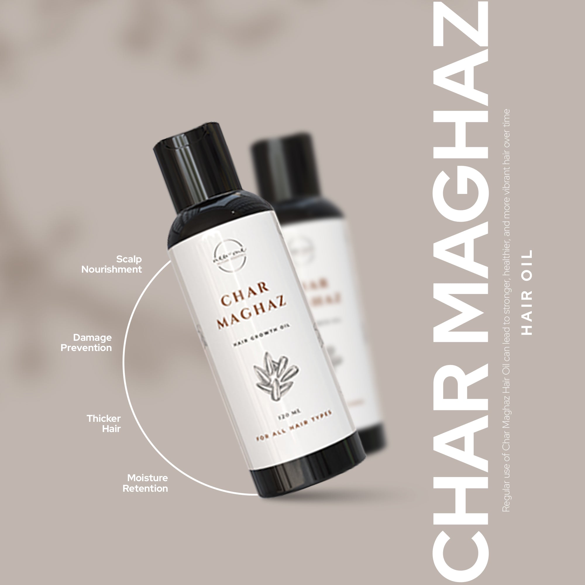 Char Maghaz Hair Oil